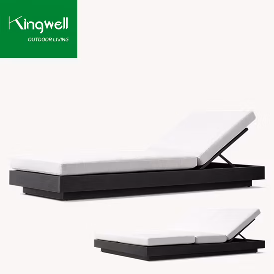 Espreguiçadeira de piscina inflável leve para lazer relaxante